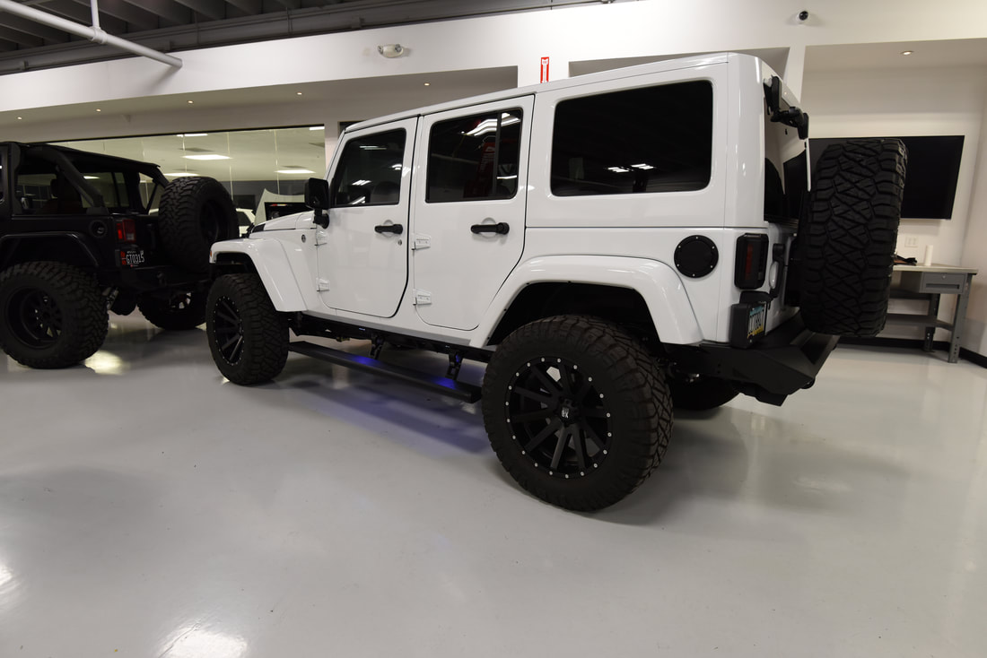 White Jeep JK custom - CERAMIC PRO ELITE TEMPE